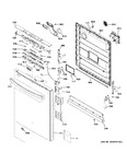 Diagram for Escutcheon & Door Assembly