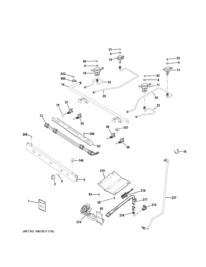 Diagram for JGBS62DEK2WW