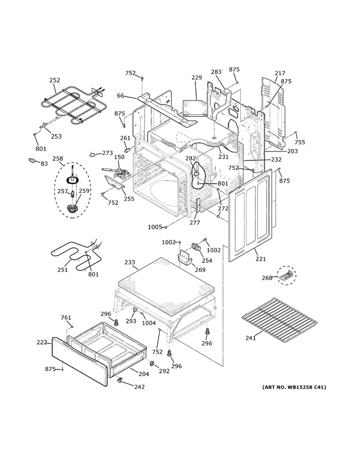 Diagram for JB655FK7DS