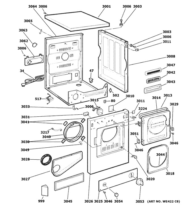 Diagram for DSKP333EC6WW