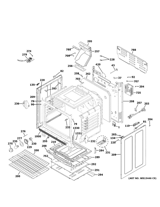 Diagram for JGB700DEJ5WW