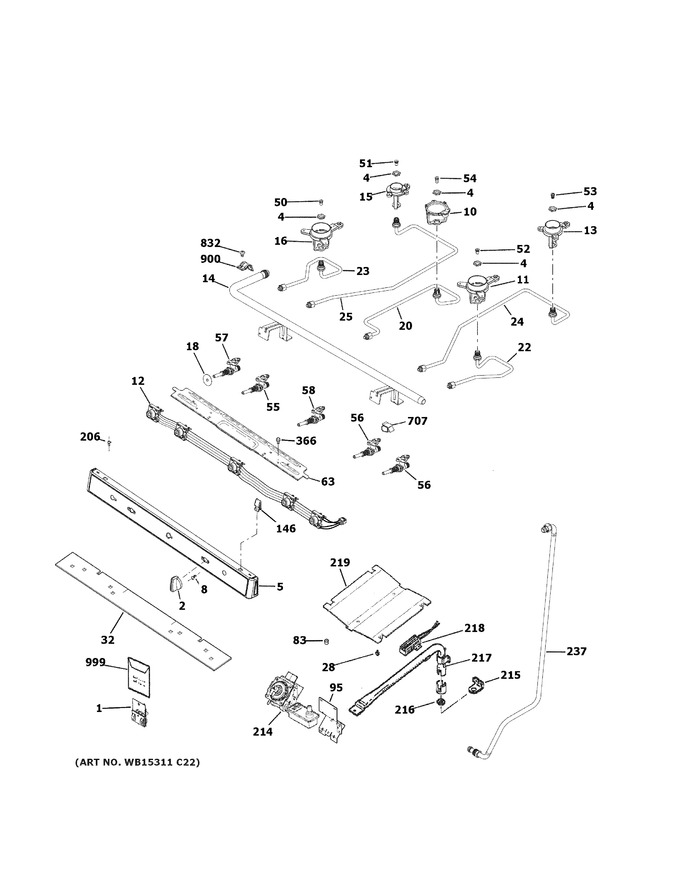 Diagram for JGBS66REK4SS