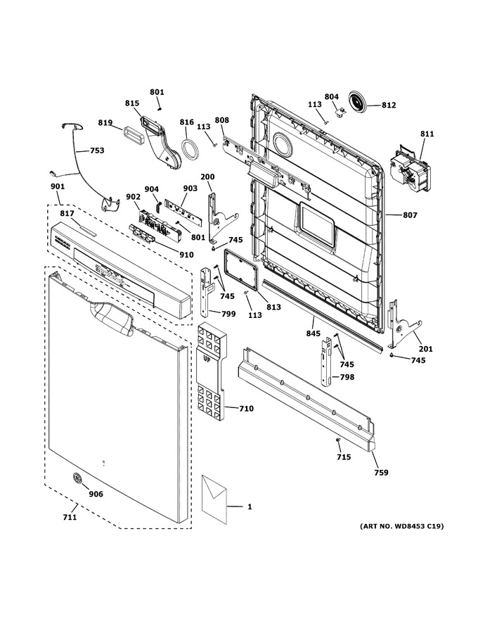 Diagram for GDF510PSM4SS