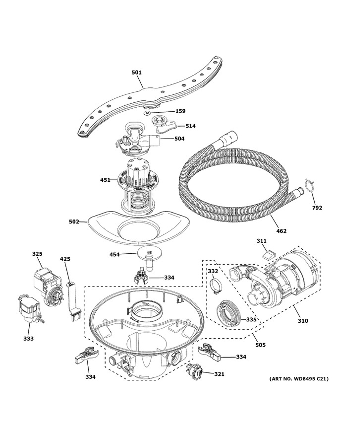 Diagram for DDT700SGN2WW