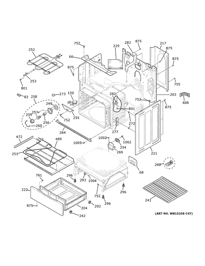 Diagram for JB735DP1BB