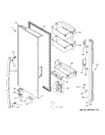 Diagram for Fresh Food Door - Lh