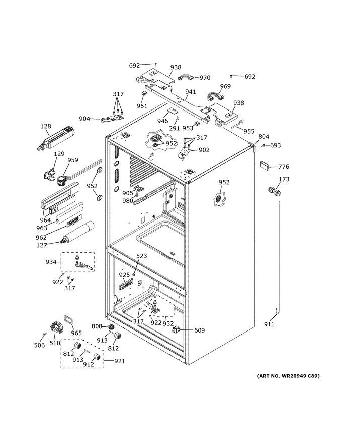 Diagram for PFD28KYNCFS