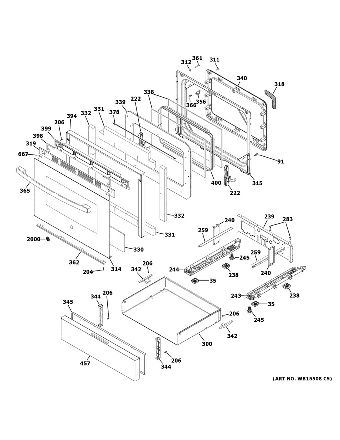 Diagram for JGB735SP1SS