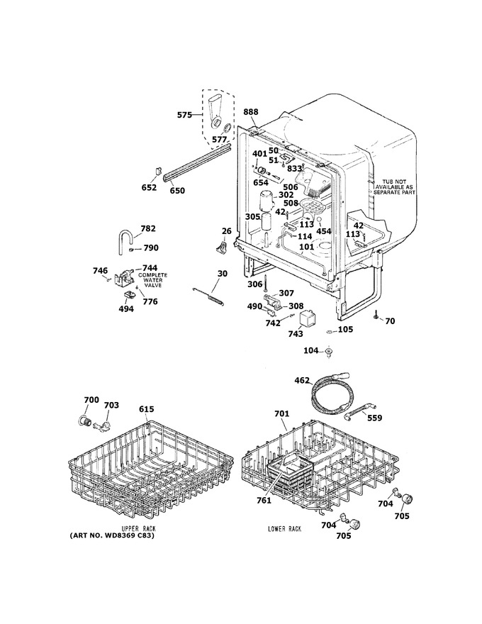 Diagram for HDA2100H70BB