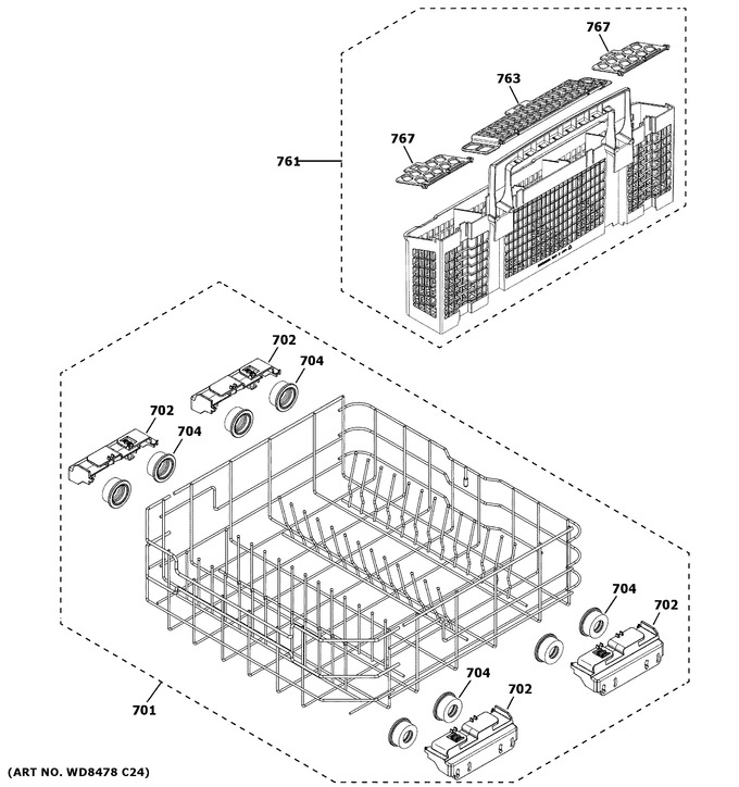 Diagram for GDT565SSN3SS