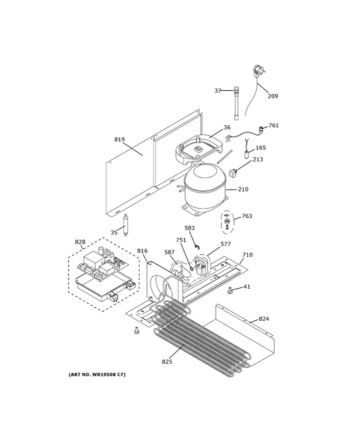 Diagram for ZDWR240NDBS