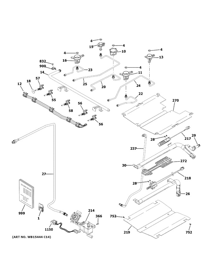 Diagram for JGB735DP1WW