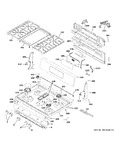 Diagram for Control Panel & Cooktop