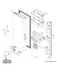 Diagram for Fresh Food Door - Lh