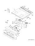 Diagram for Control Panel & Cooktop