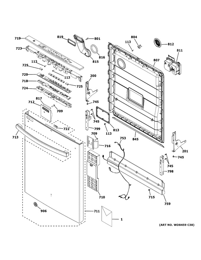 Diagram for GDT605PFM5DS