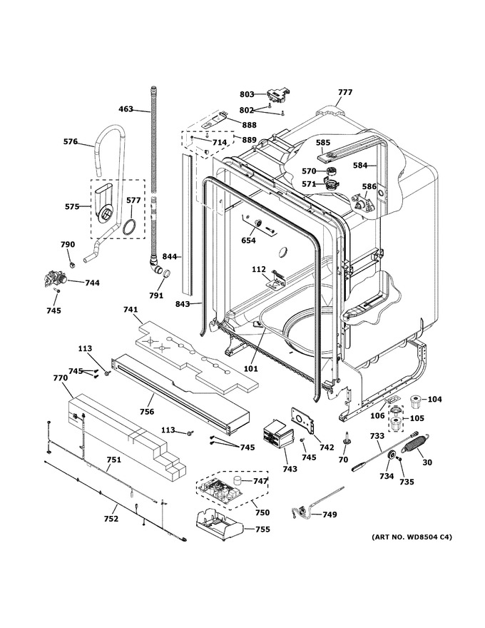 Diagram for GDF630PGM5BB