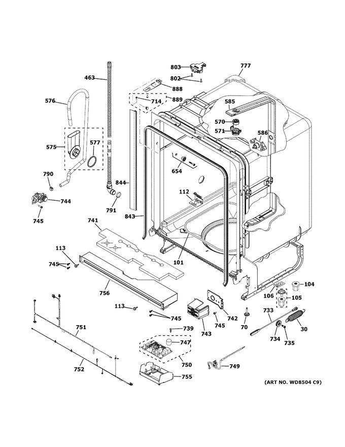 Diagram for GDT630PMM5ES