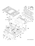 Diagram for Control Panel & Cooktop