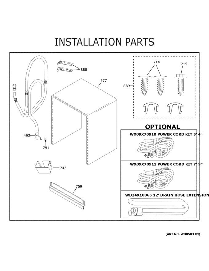 Diagram for GDF535PSR0SS