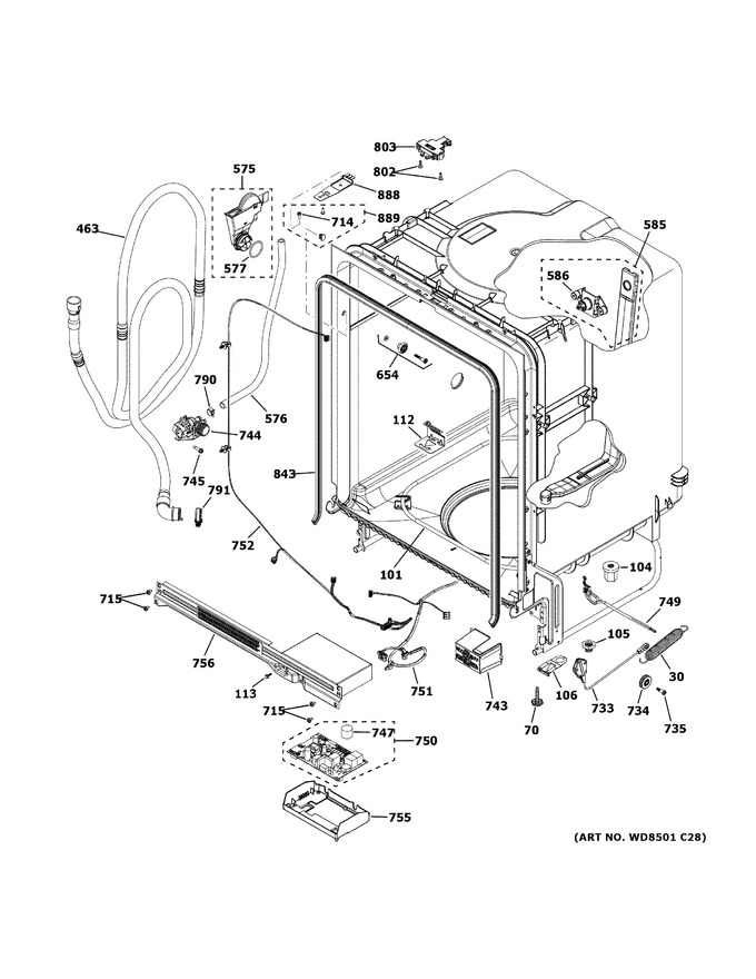 Diagram for GDF510PGR0WW