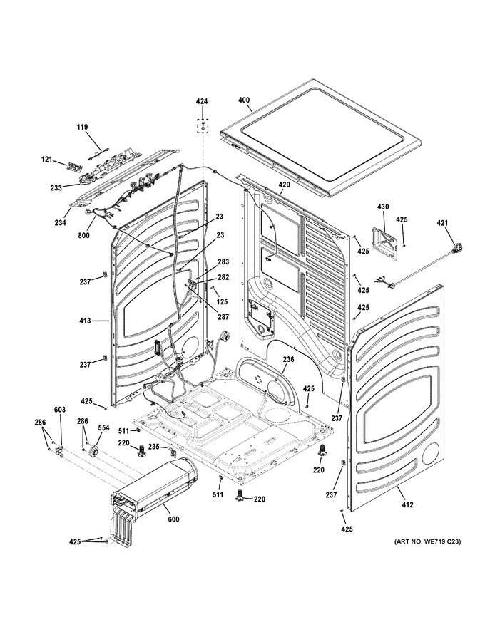 Diagram for GFD55ESMN0WW