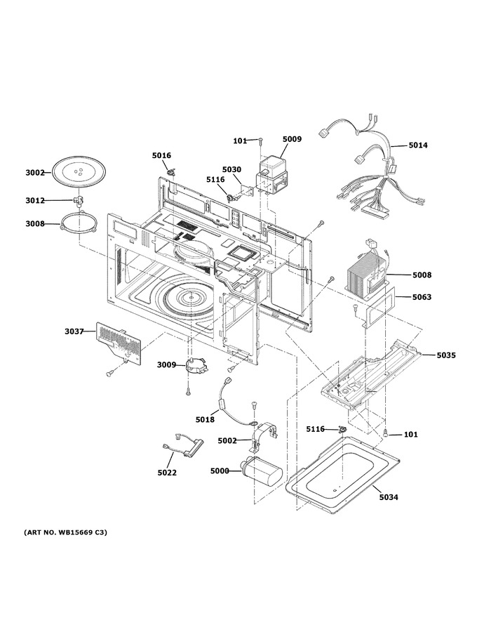 Diagram for JVM3160DF8WW