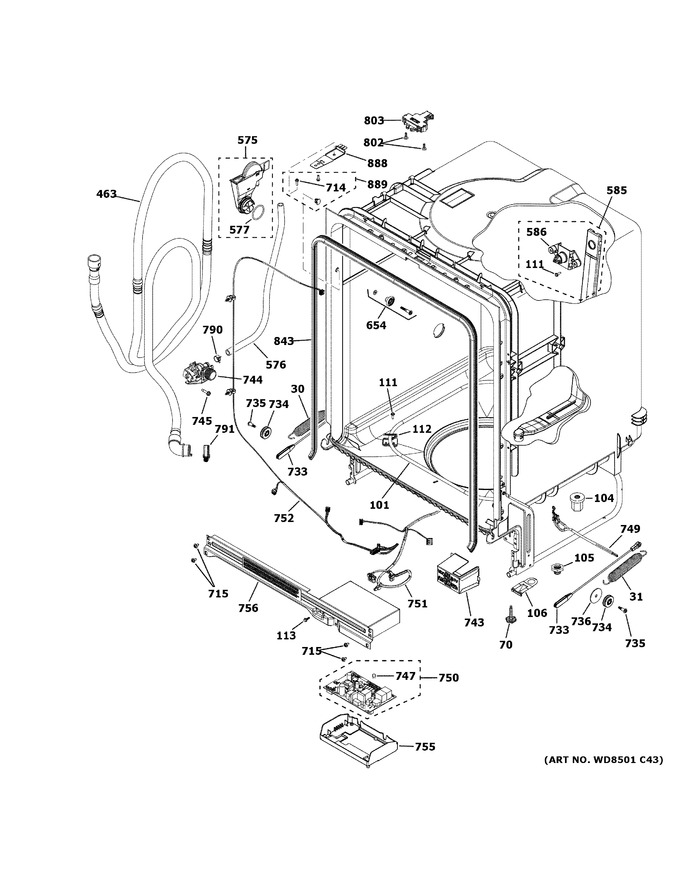 Diagram for GDF510PSR1SS