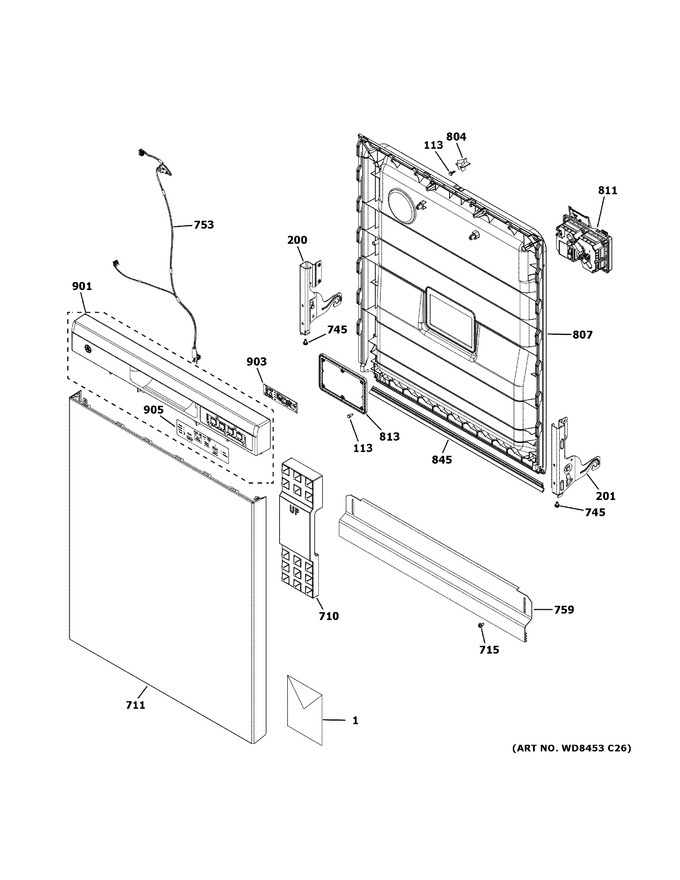 Diagram for GDF535PSR1SS