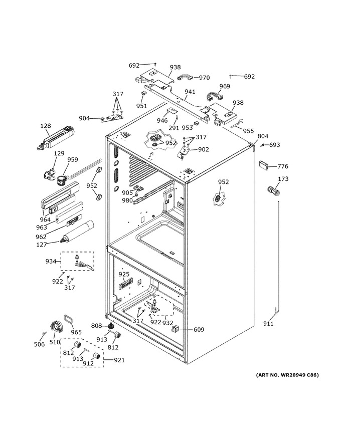 Diagram for PFE28PYNEFS