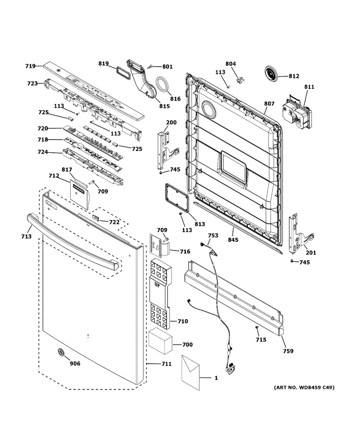 Diagram for GDT630PYM6FS