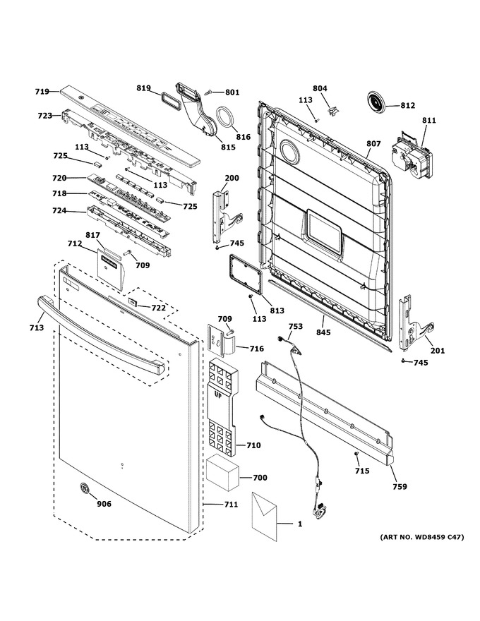 Diagram for GDT605PFM6DS