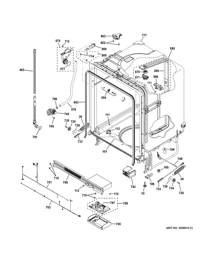 Diagram for GDF530PMM6ES