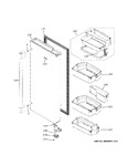 Diagram for Fresh Food Door - Rh