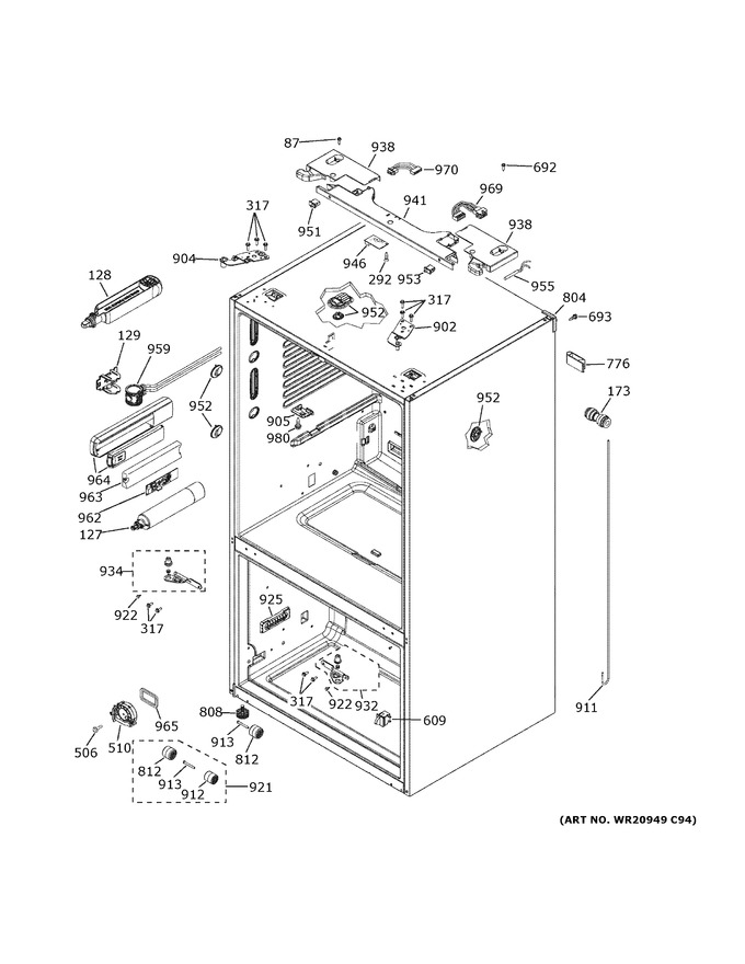 Diagram for PFE28PYNFFS