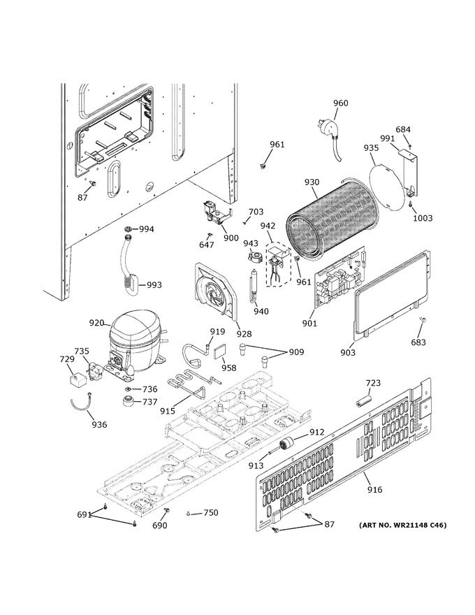 Diagram for PFE28KYNFFS