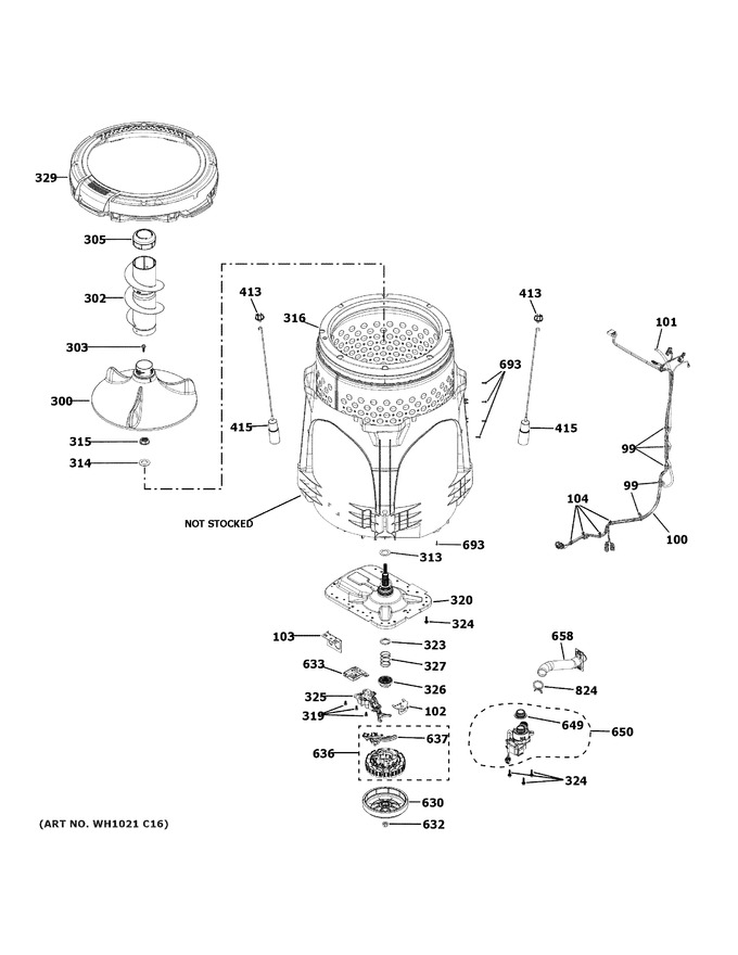 Diagram for GTW725BSN1WS