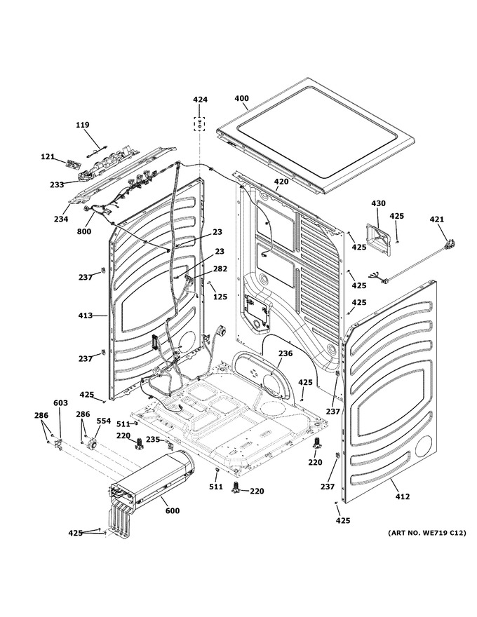 Diagram for GFD55ESMN1WW