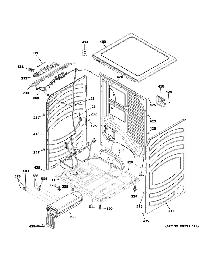 Diagram for GFD55ESPN1DG