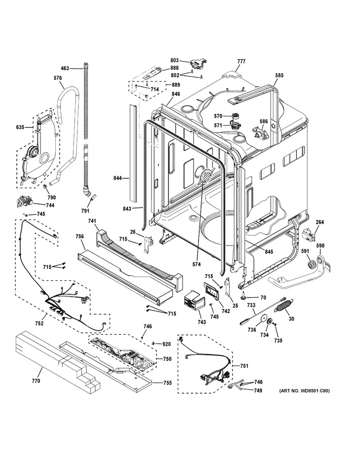 Diagram for CDT875P3N5D1