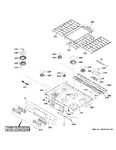 Diagram for Control Panel & Cooktop