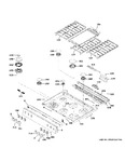 Diagram for Control Panel & Cooktop