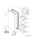 Diagram for Fresh Food Door