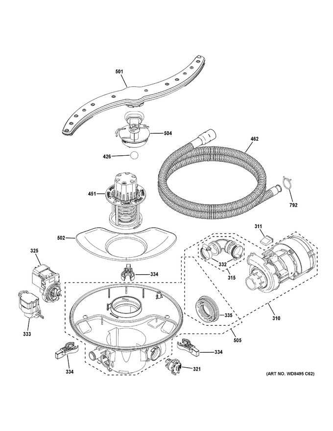 Diagram for GDT550PMR0ES