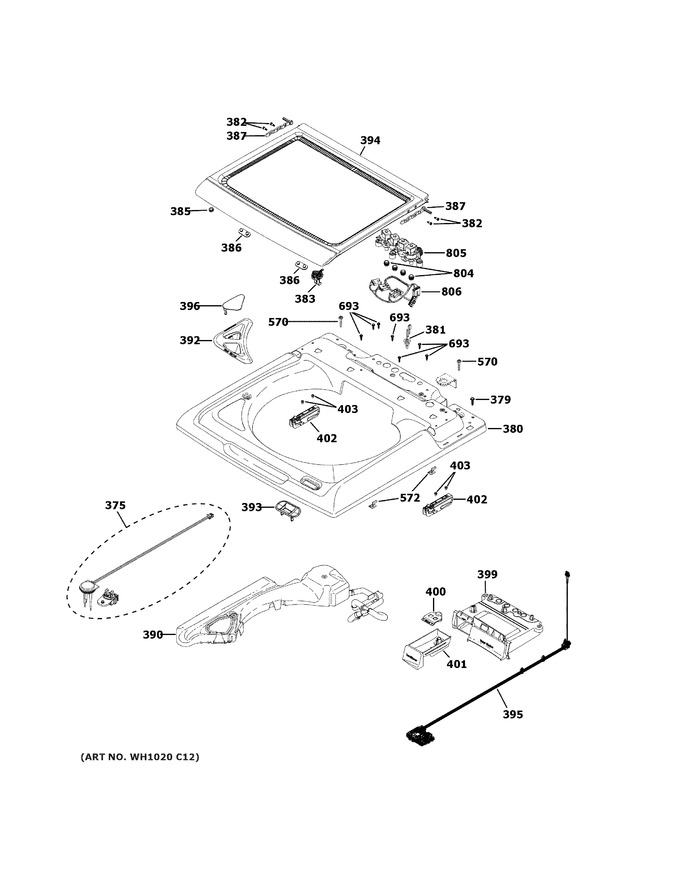 Diagram for GTW845CSN1WS