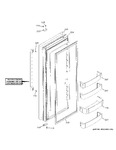 Diagram for Fresh Food Door