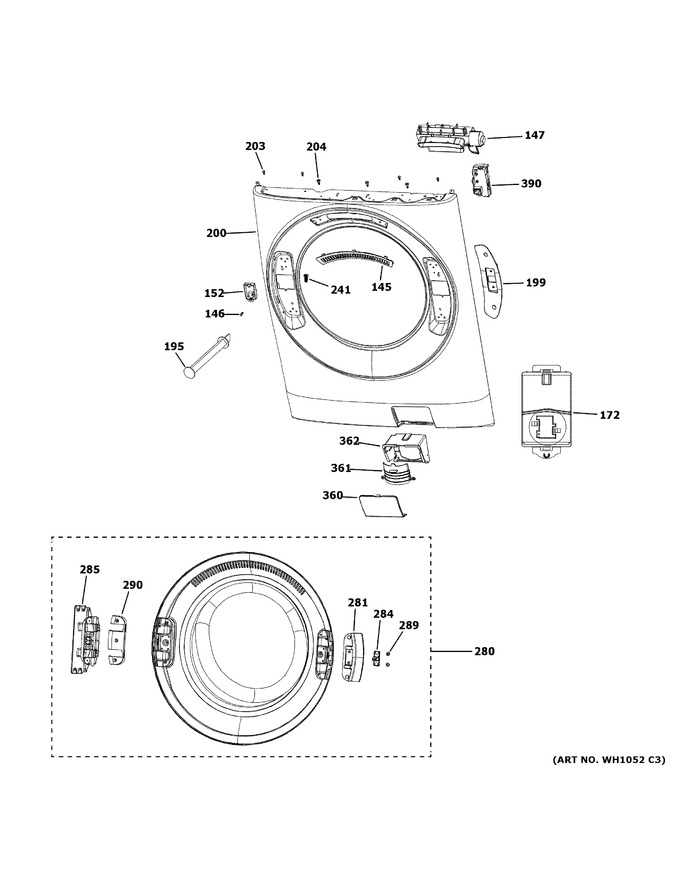 Diagram for GFW550SSN2WW