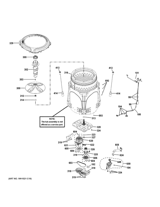 Diagram for PTW605BPR0DG