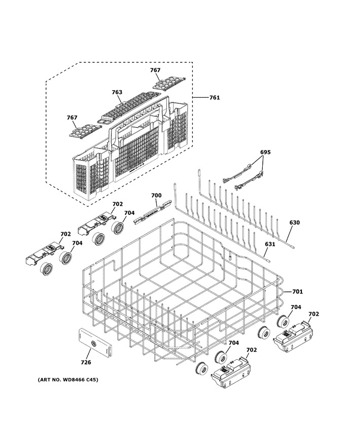 Diagram for GDT665SFN4DS