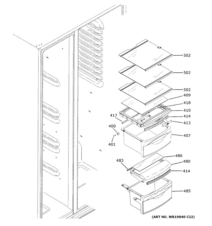 Diagram for GSS23GGPECWW